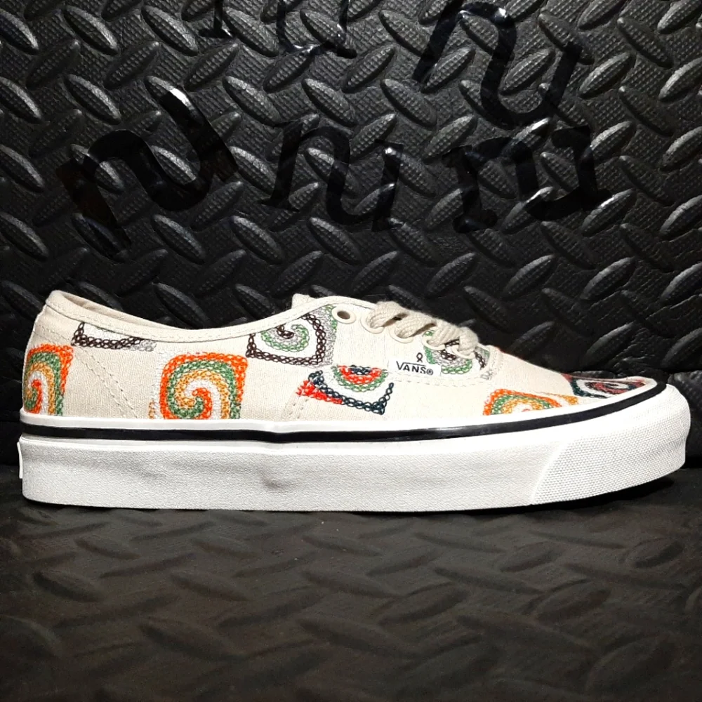 Vans Granny Check Authentic 44 DX Skate Shoes Sneakers White VN0A7Q5CWHT - Picture 3 of 11